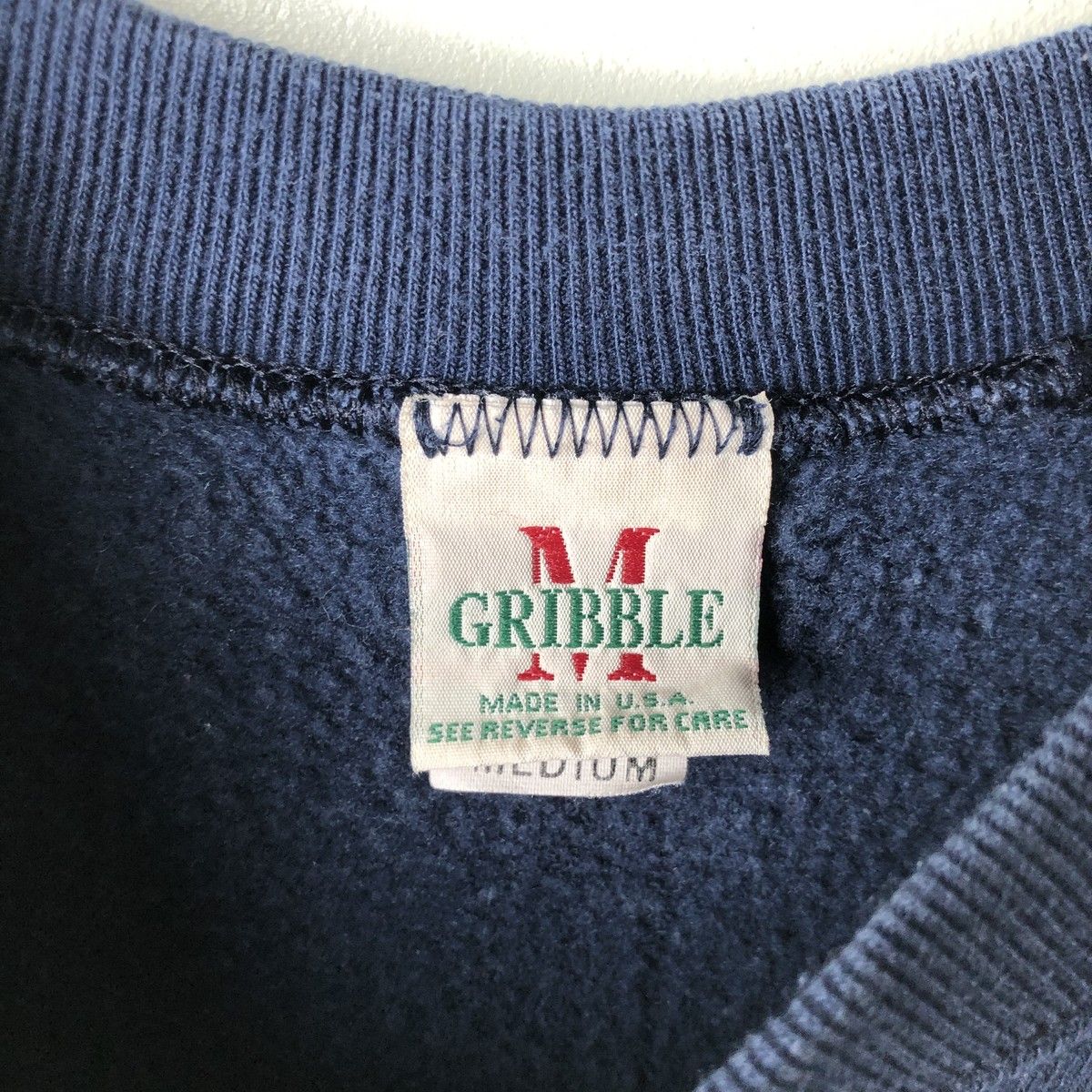 古着 90年代 GRIBBLE カレッジ キャラクタースウェットシャツ