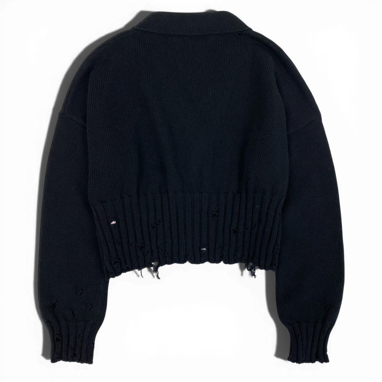 Ib19 【美品】 MARNI マルニ ダメージ クロップド カーディガン ニット 