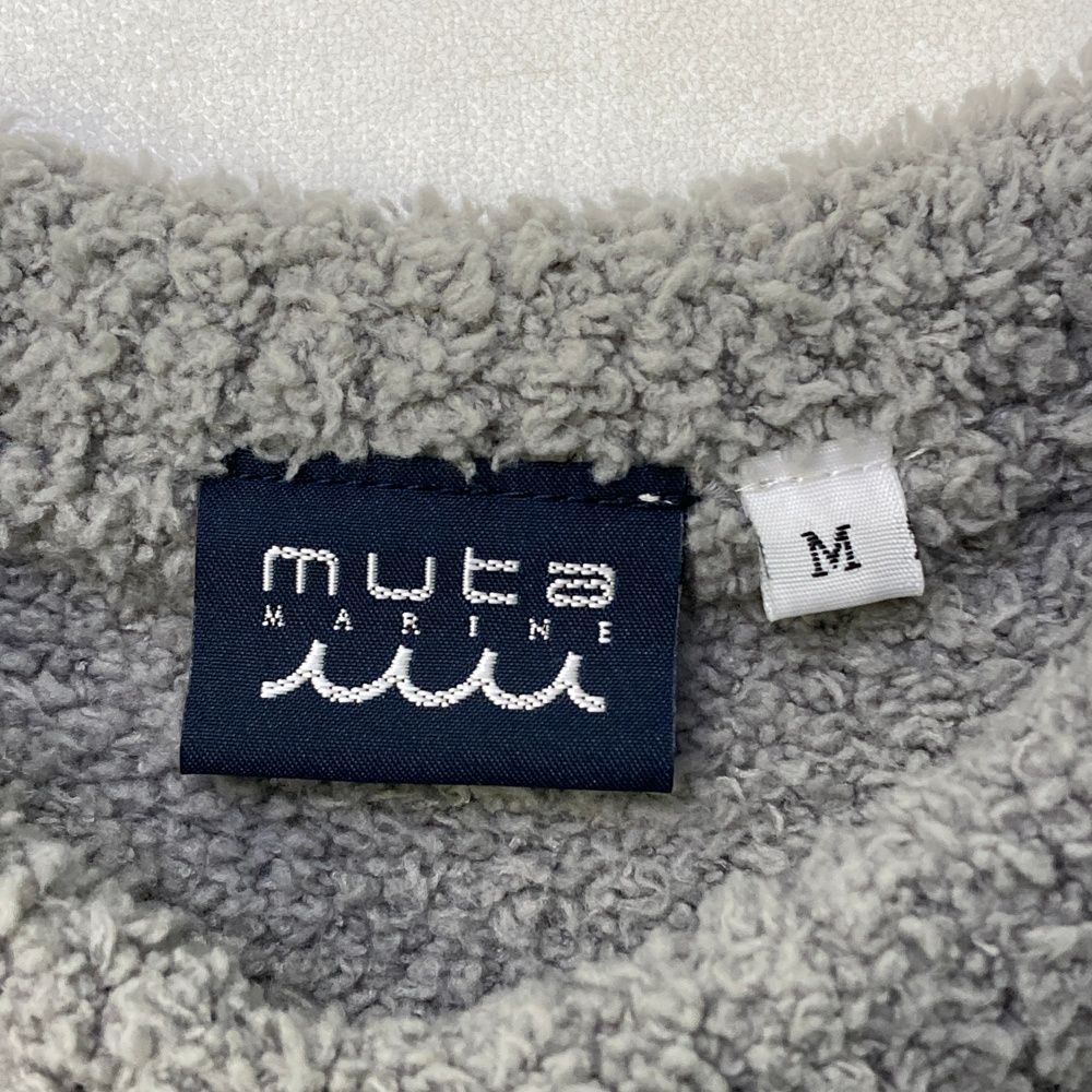 サイズ：M MUTA MARINE ムータマリン 長袖ニットセーター グレー系
