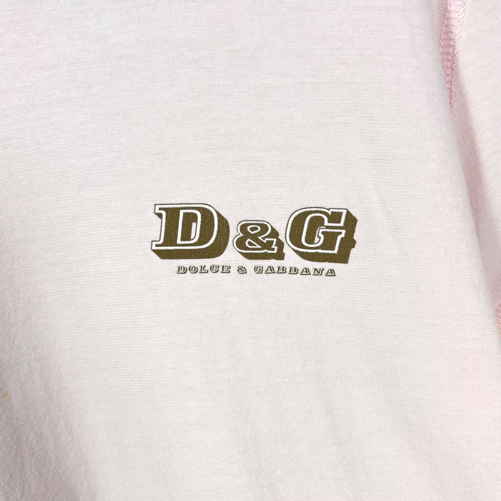 D&G DOLCE&GABBANA ドルチェアンドガッバーナ ワンポイントロゴ クルー 