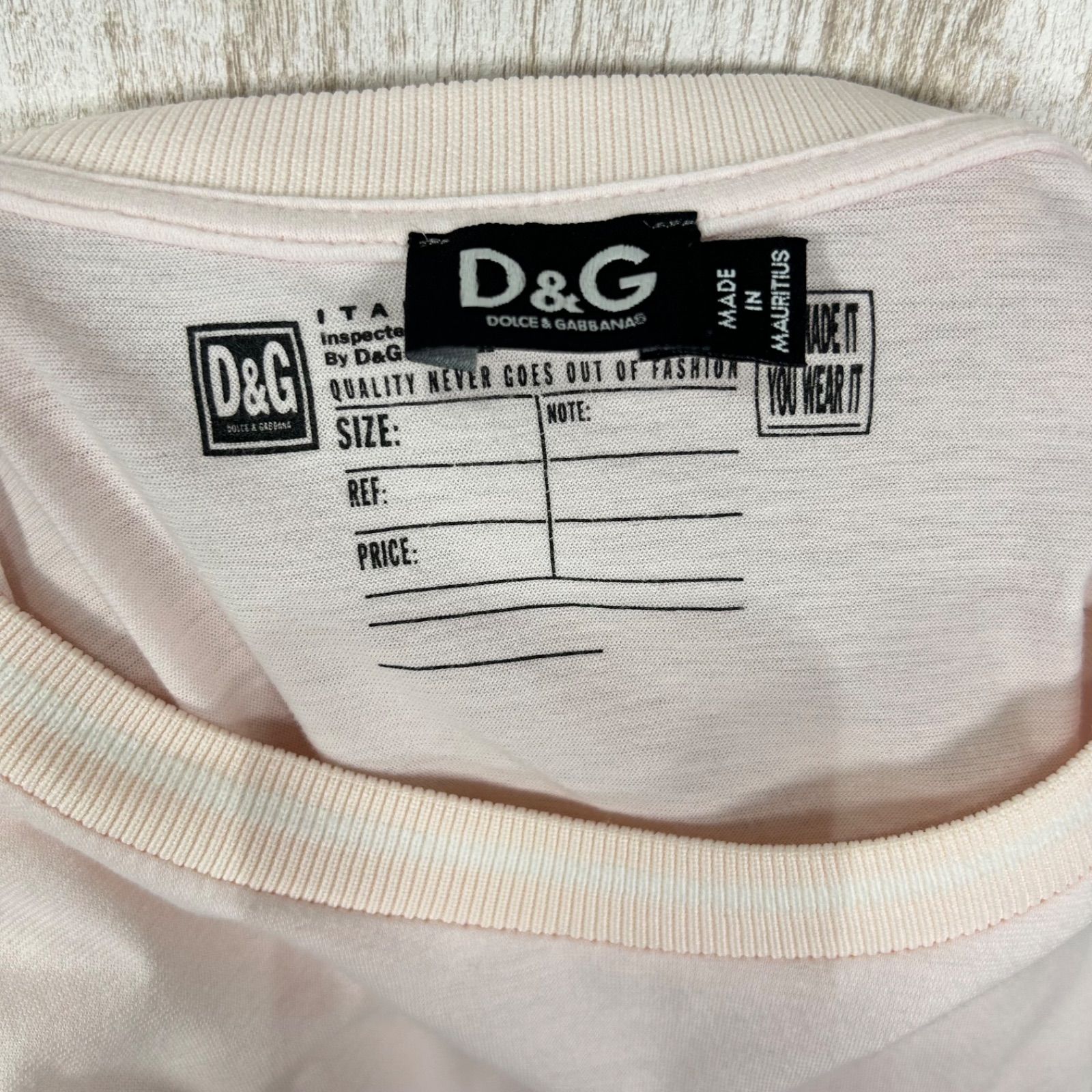 D&G DOLCE&GABBANA ドルチェアンドガッバーナ ワンポイントロゴ クルー 