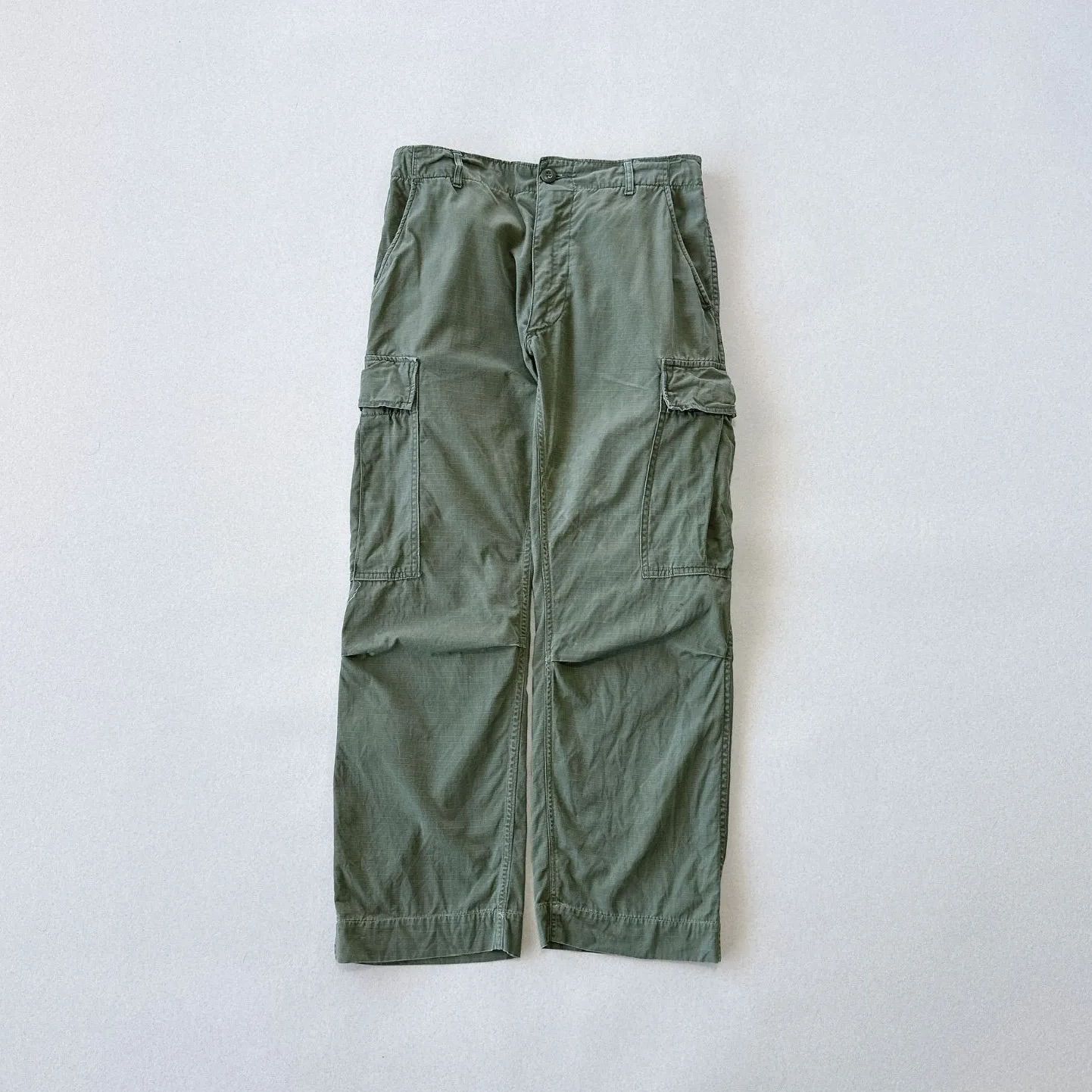 米軍実物】69年製 4th ジャングルファティーグ パンツ リップストップ