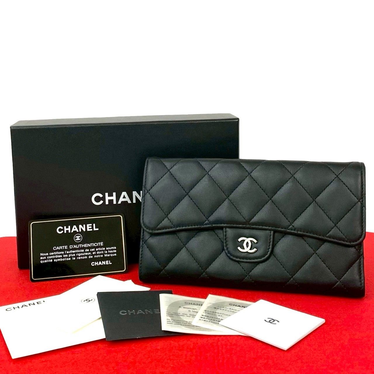 極 美品 箱付き シール カード有 11番台 CHANEL シャネル マトラッセ 