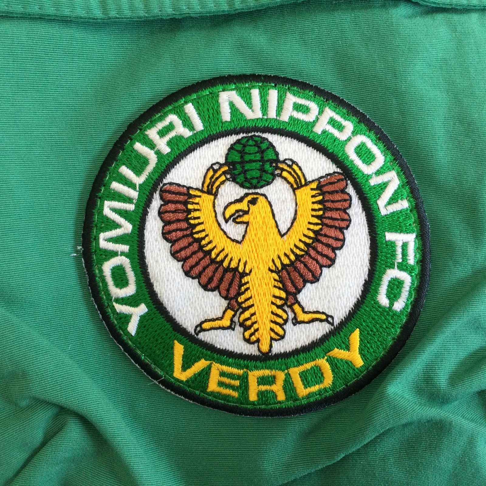 2154 【90s】読売ヴェルディ ベンチコート Verdy Jリーグ ナイロン
