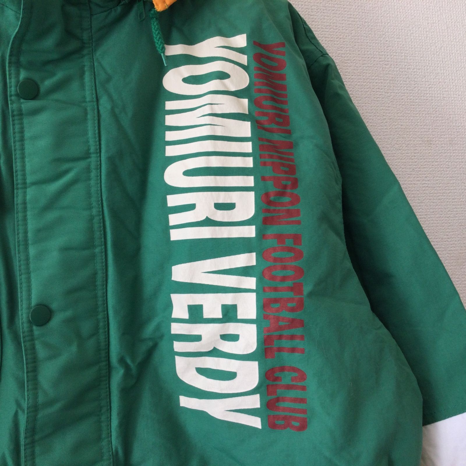 2154 【90s】読売ヴェルディ ベンチコート Verdy Jリーグ ナイロン