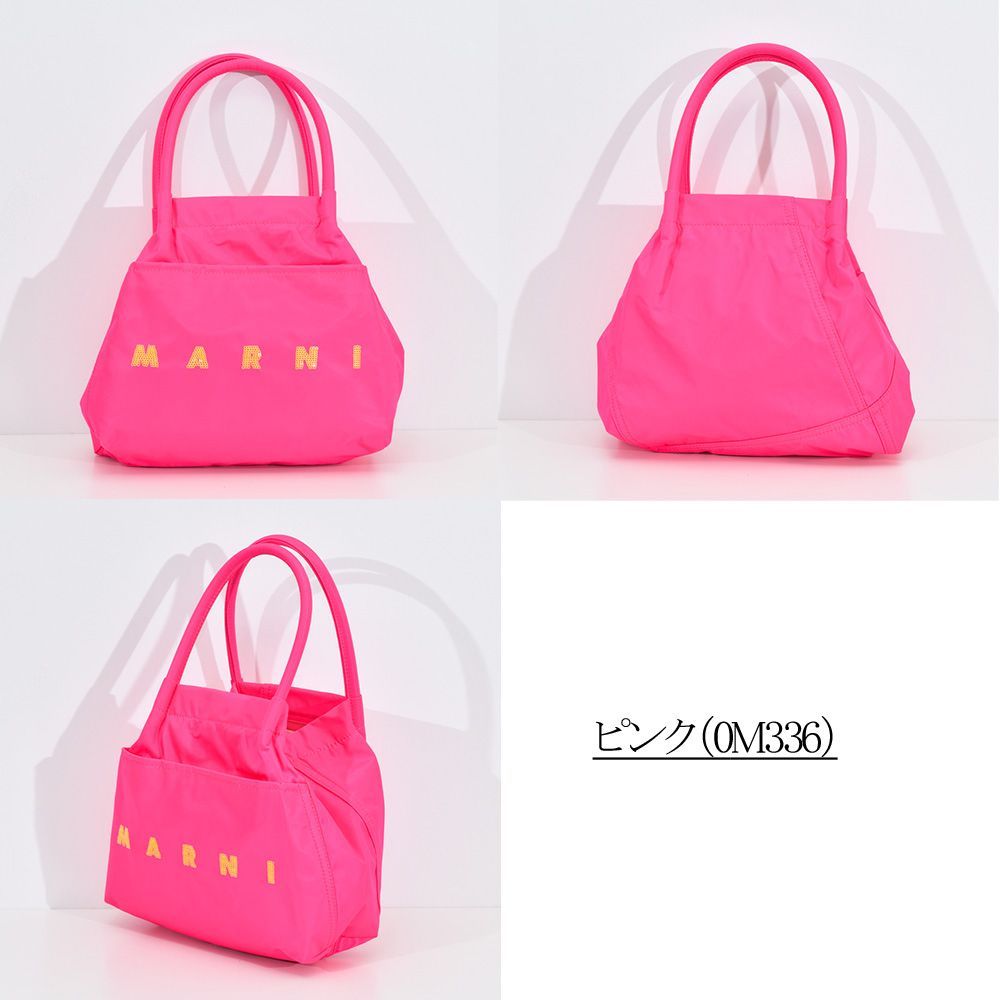 マルニ キッズ MARNI KIDS トートバッグ ロゴ ナイロン M01829 M00WS