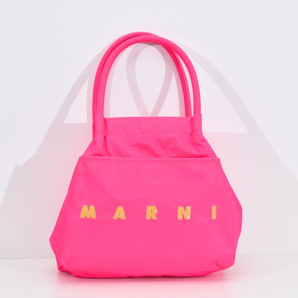 マルニ キッズ MARNI KIDS トートバッグ ロゴ ナイロン M01829 M00WS