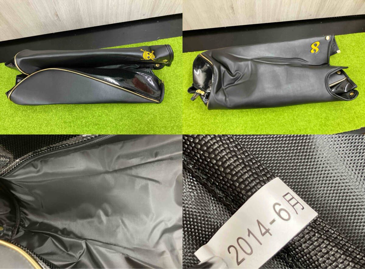  タグ付き キャディバッグ IOMIC×ONE PIECE LIMITED EDITION 9.0型 イオミック×ワンピース コラボ シリアルNo入り ブラック ゴルフボール ゴルフバッグ キャディバッグ ゴルフ