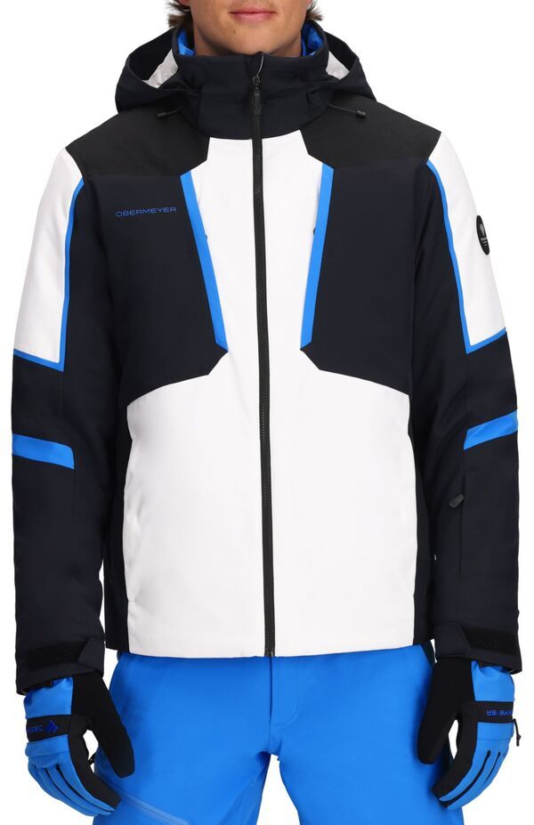 オバマイヤー メンズ アウター ジャケット・ブルゾン Obermeyer Mens Foundation Jacket White ホワイト