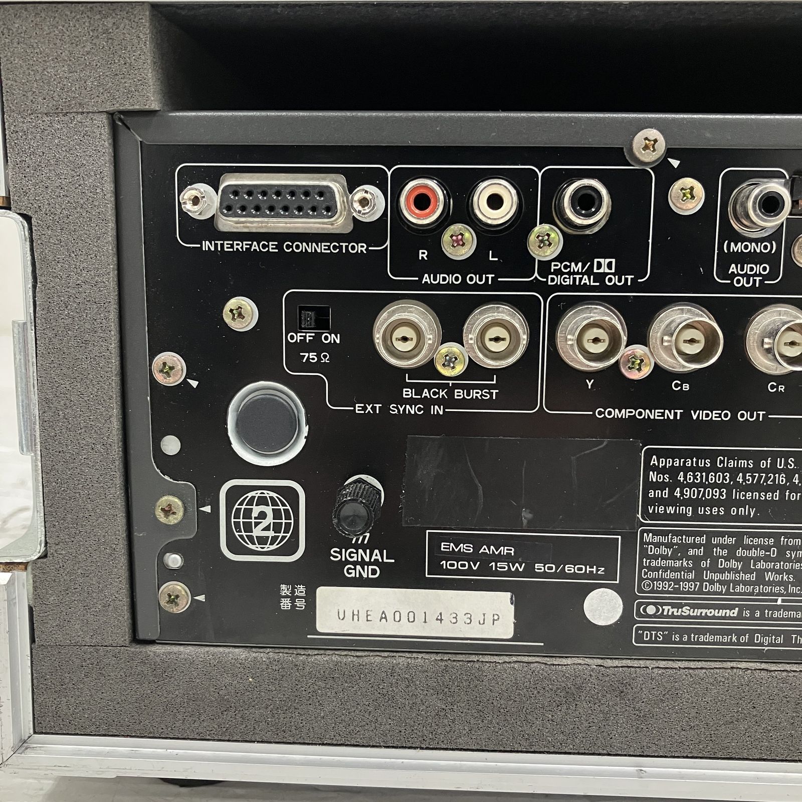 Pioneer DVD-V730 業務用DVDプレーヤー リモコン/ハードケース付