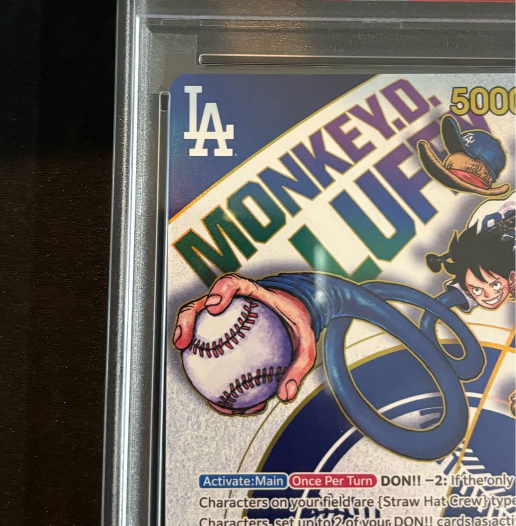 PSA10】モンキー・D・ルフィ(英語版/ドジャース) PROMO EB02-010 1枚