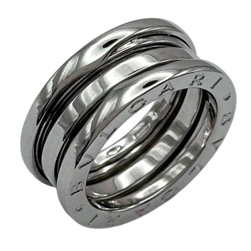 ブルガリ BVLGARI ビーゼロワンリング 3バンド(M) ホワイトゴールド