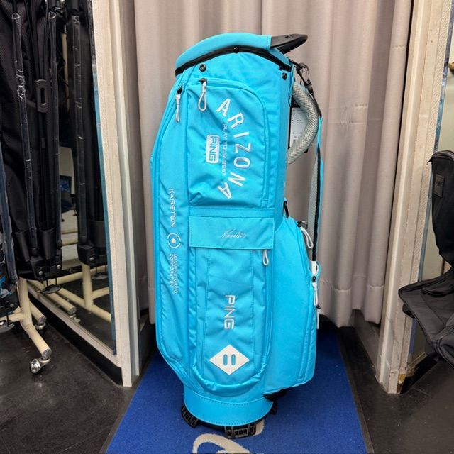 Cb 未使用品 PING ピン CB-U2503 アリゾナカジュアル 9型 メンズ キャディバッグ ブルー ゴルフ 葛西店