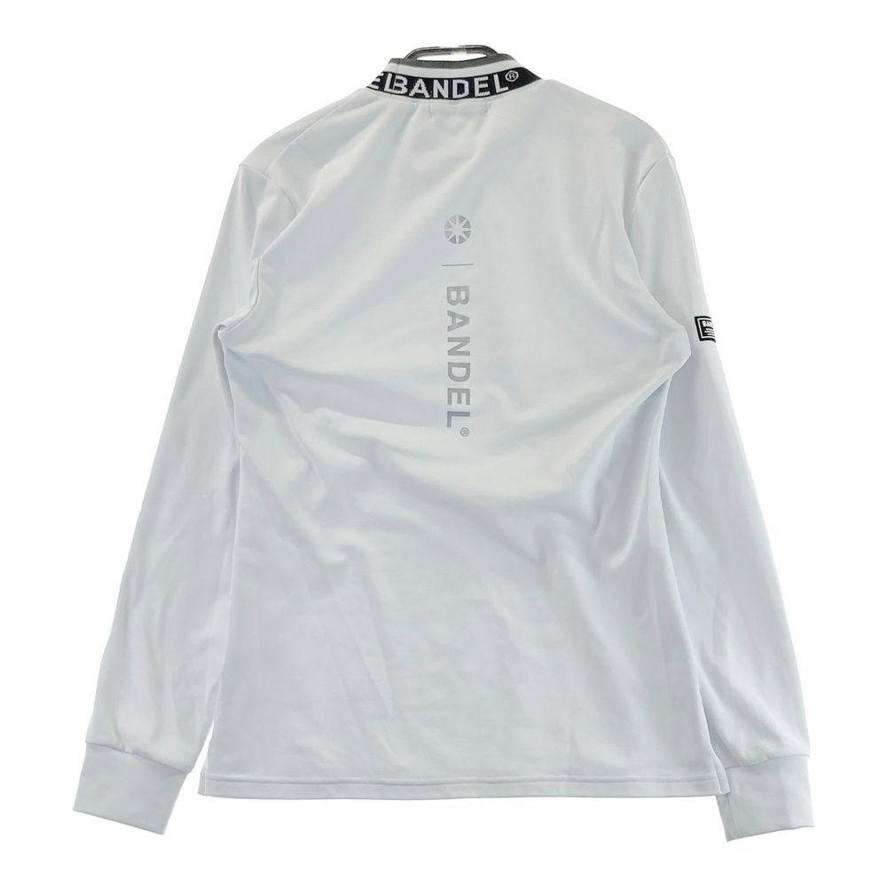 サイズ：M BANDEL バンデル モックネック長袖Tシャツ ホワイト系