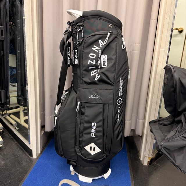  Cb 未使用品 PING ピン CB-U2503 アリゾナカジュアル 9型 メンズ キャディバッグ ブラック ゴルフ 葛西店 ドライバー ゴルフバッグ キャディバッグ ゴルフ