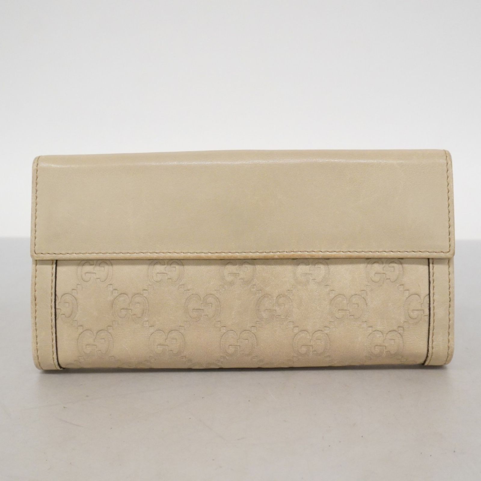 グッチ(Gucci) グッチ 長財布 グッチシマ 159641 レザー ベージュ