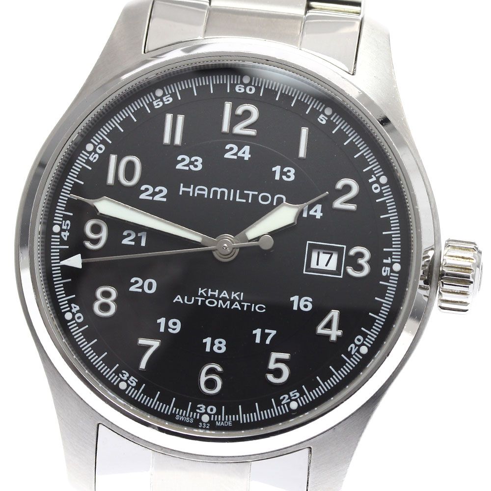 HAMILTON H706250 カーキ フィールド　シースルーバック 自動巻き ハミルトン HAMILTON H706250 カーキ フィールド シースルーバック