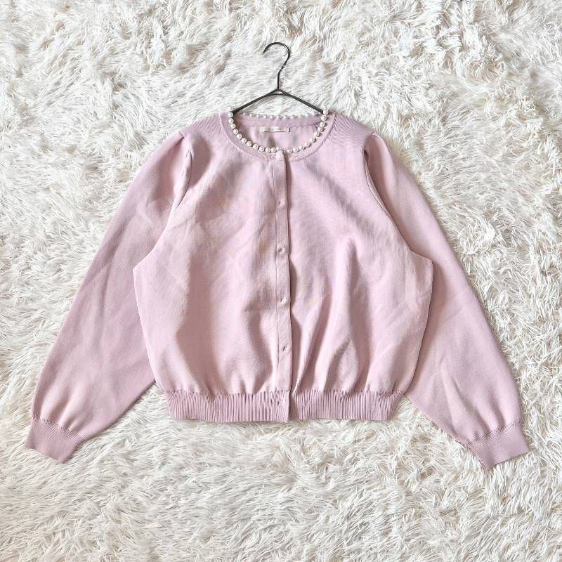 Rose Tiara ローズティアラ パワーショルダーニットカーディガン