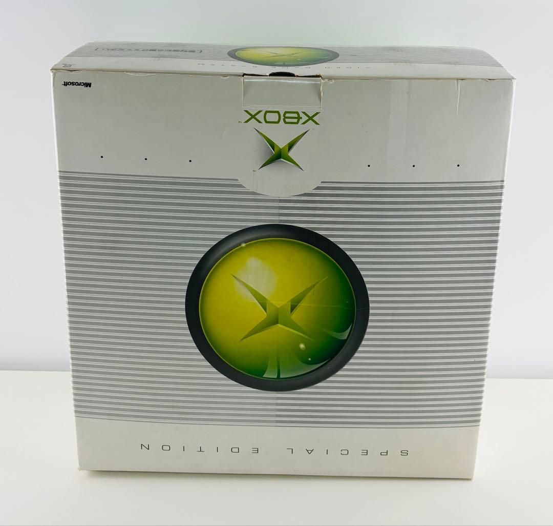 極美品 初代 XBOX スペシャルエディション クリアブラック マイクロソフト