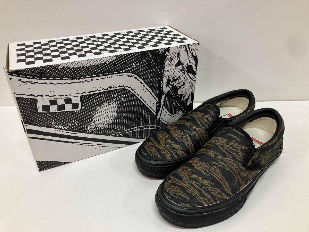 VANS バンズ VN0A5FCA9L7 SKATE Slip-On TIGER CAMO スケート