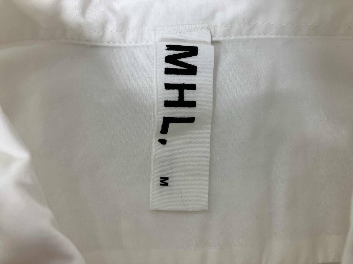 MHL. エムエイチエル GARMENT DYE COTTON POPLIN ガーメントダイ