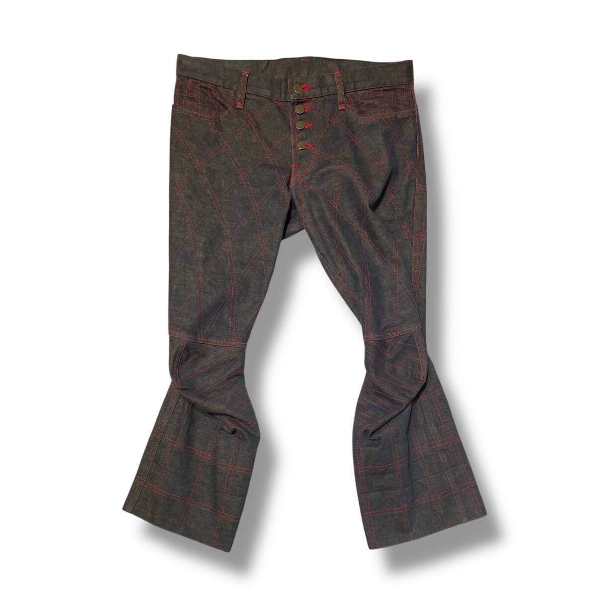 NEMETH ジーンズ 8881 ステッチデザイン立体裁断デニムパンツ サイズM