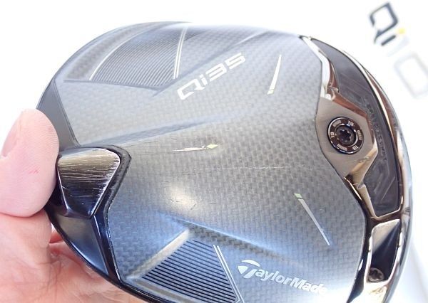 ヘッドのみ】 テーラーメイド Qi35 ドライバー 9度 純正カバー付