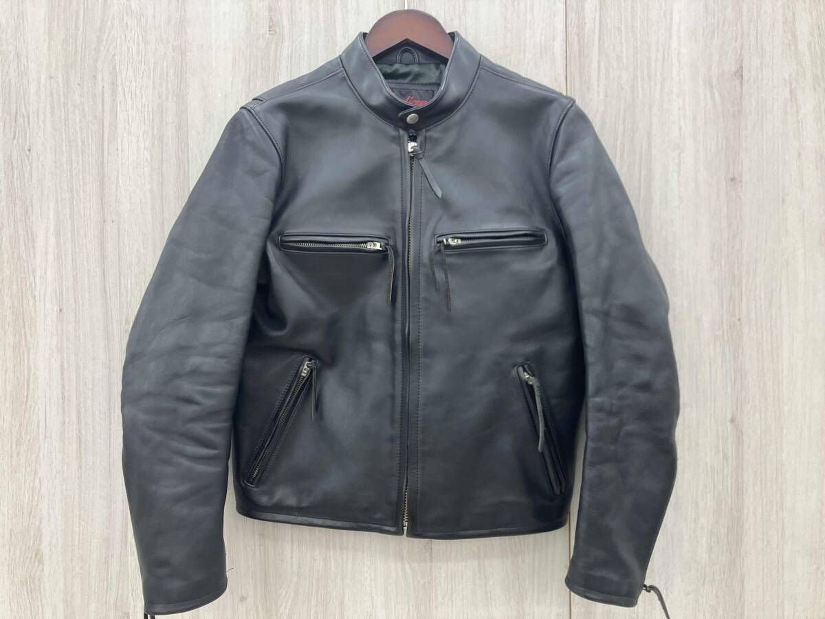 Indian Motorcycle 牛革 シングルライダース 38 INDIAN MOTORCYCLE シングルライダース BLK 牛革 サイズ36 - メルカリ