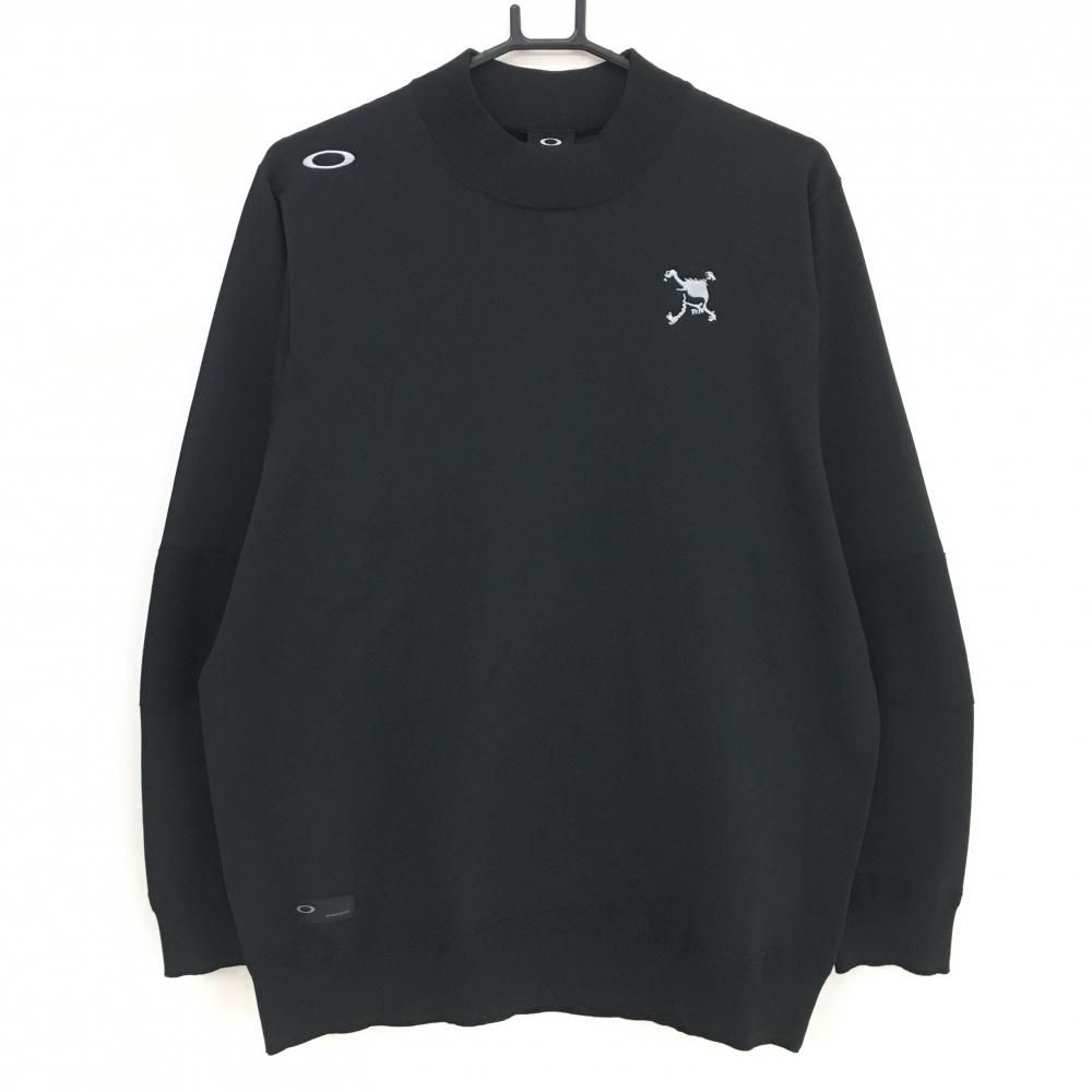 超美品】オークリー セーター 黒 スカル ニット メンズ XL ゴルフ