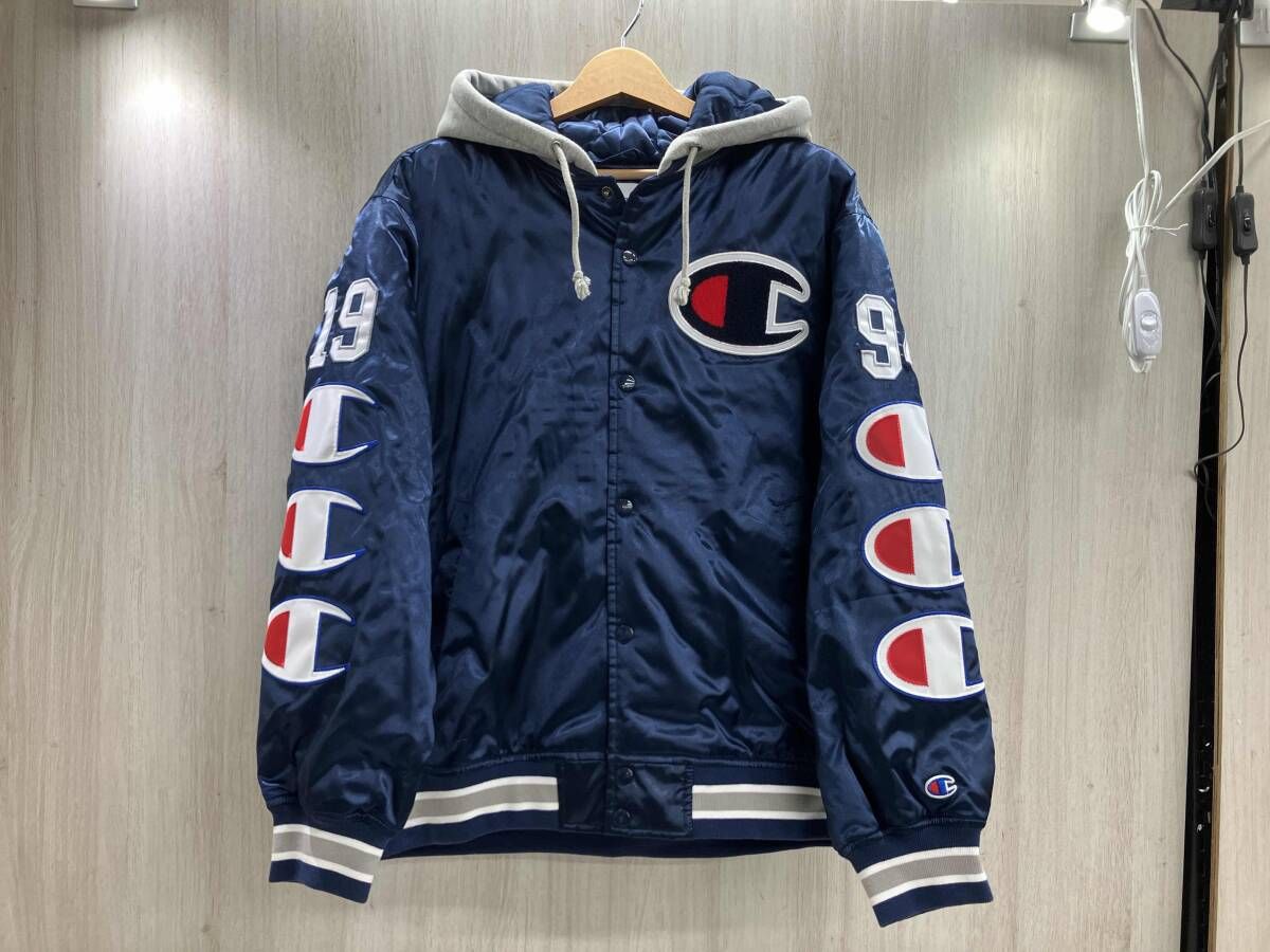 SUPREME×CHAMPION ネイビー ブルゾン 【公式通販】