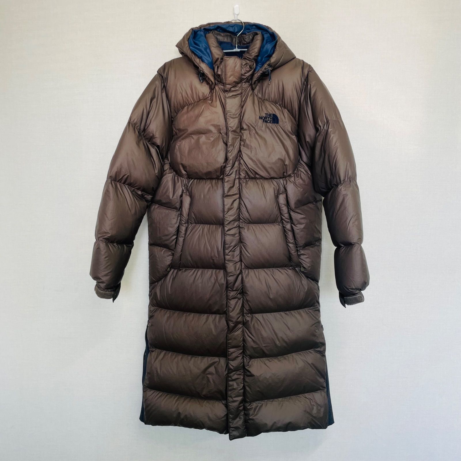 ♦️美品♦️ノースフェイス　ダウンロングコート　希少カラー メンズM サイドベント ♦️美品♦️ノースフェイス ダウンロングコート 希少カラー メンズM