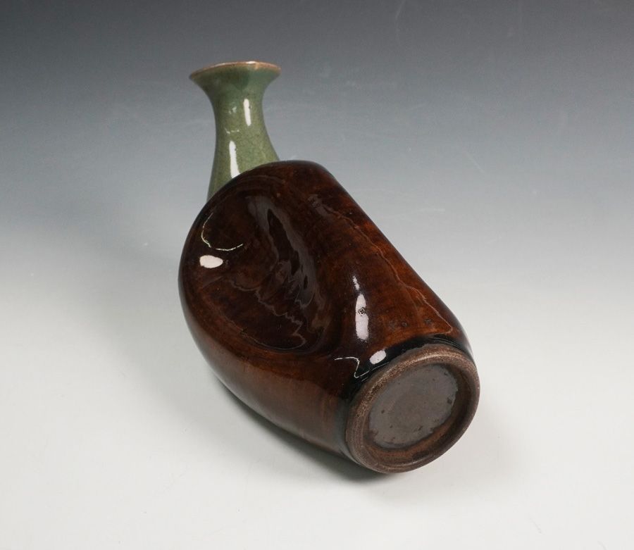 小杉焼 鴨徳利 用心箱 酒器 - メルカリ