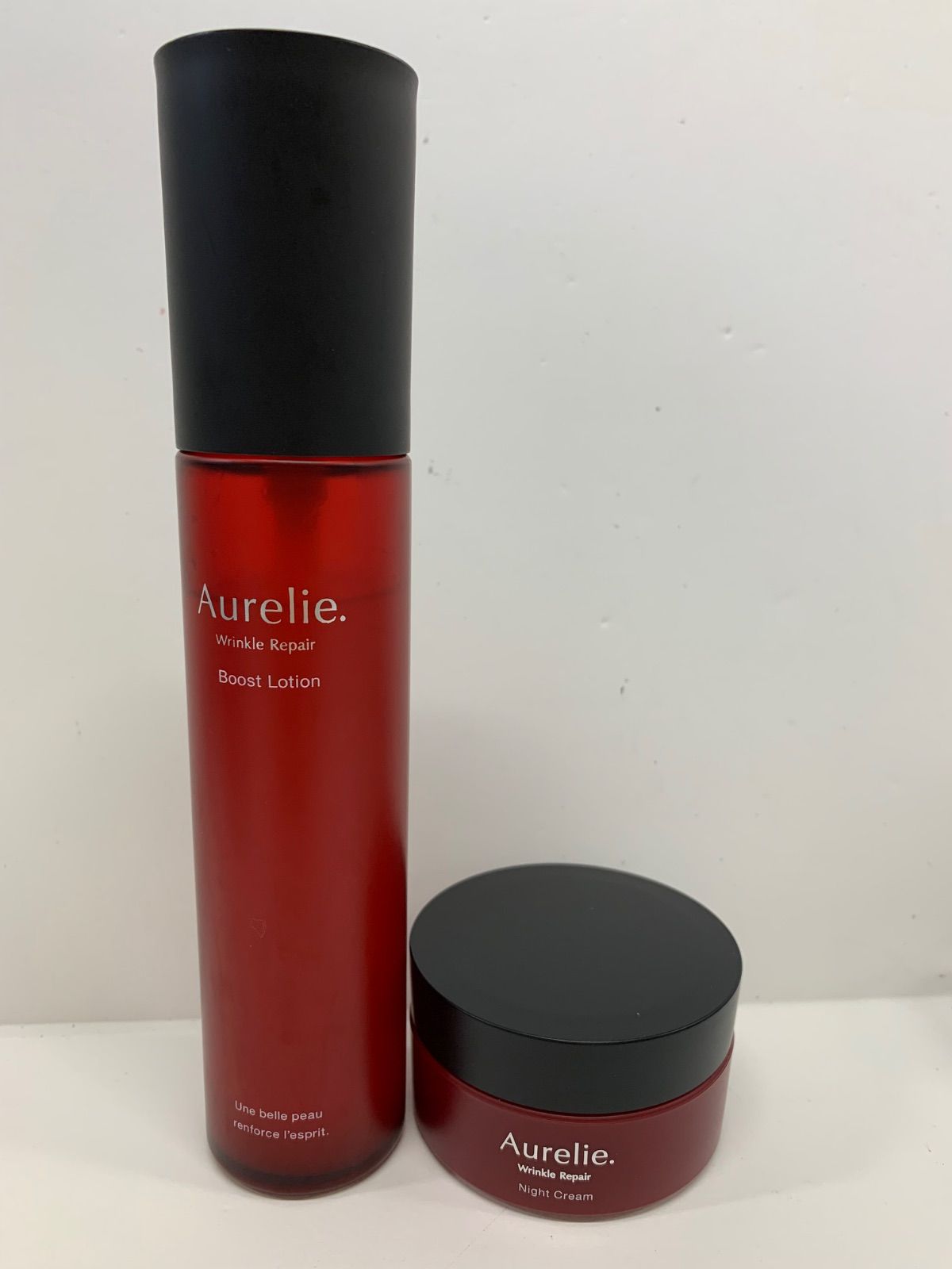 R3328 Aurelie オレリー リンクルリペア ブーストローション 100ml、リンクルリペアナイトクリーム 30g 計2点セット
