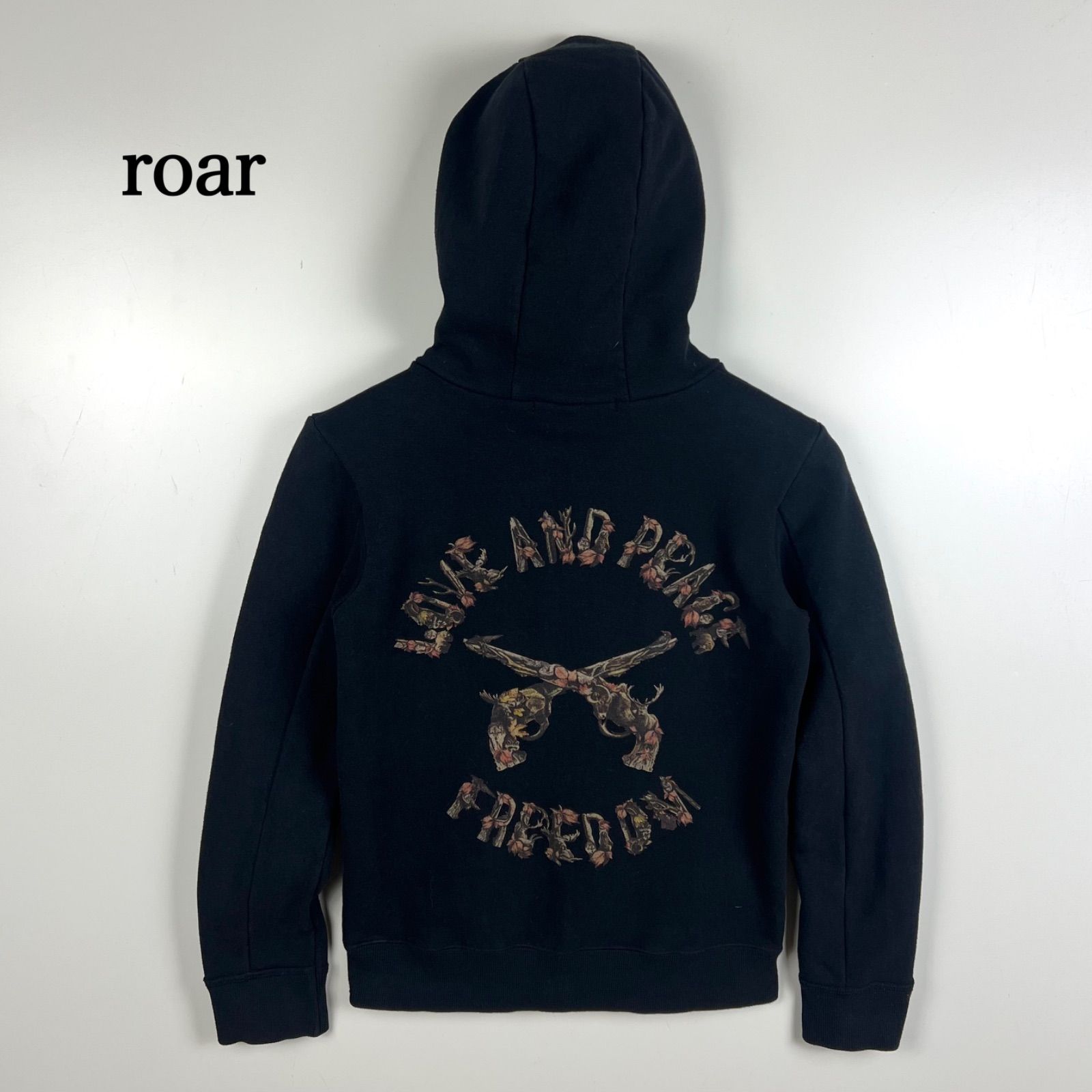 roar y2k style archive guns zip hoodie 1 S ロアー 二丁拳銃 バック 