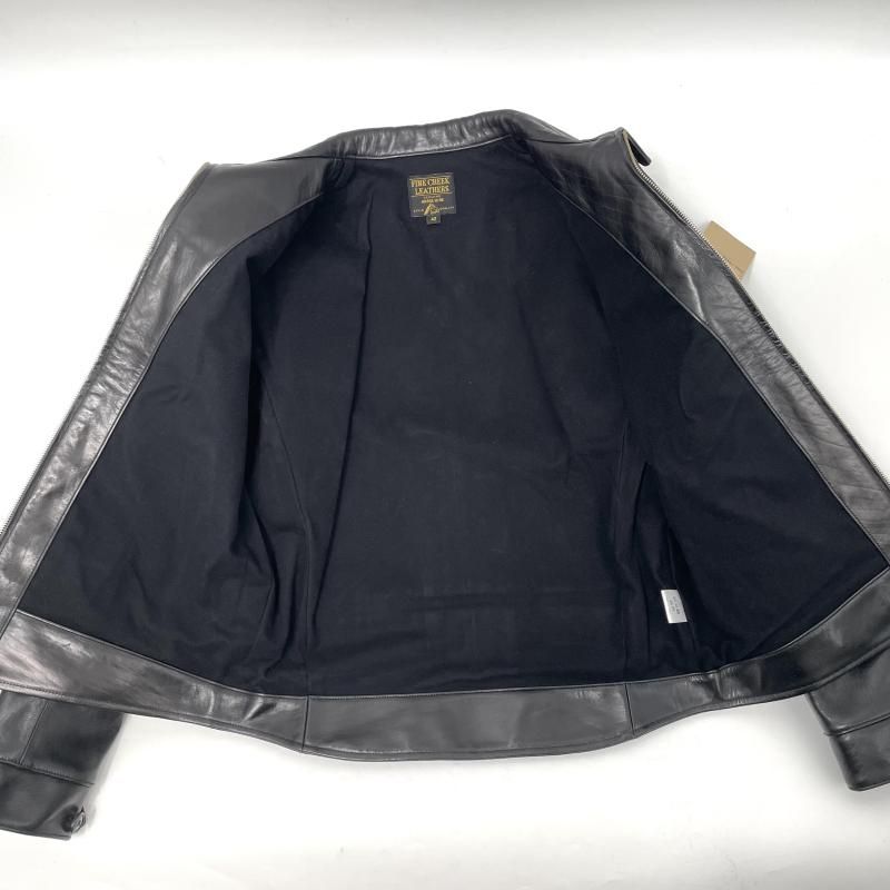 中古】FINE CREEK LEATHERS Anne シングルライダースジャケット サイズ