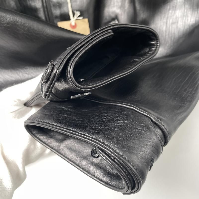 中古】FINE CREEK LEATHERS Anne シングルライダースジャケット サイズ