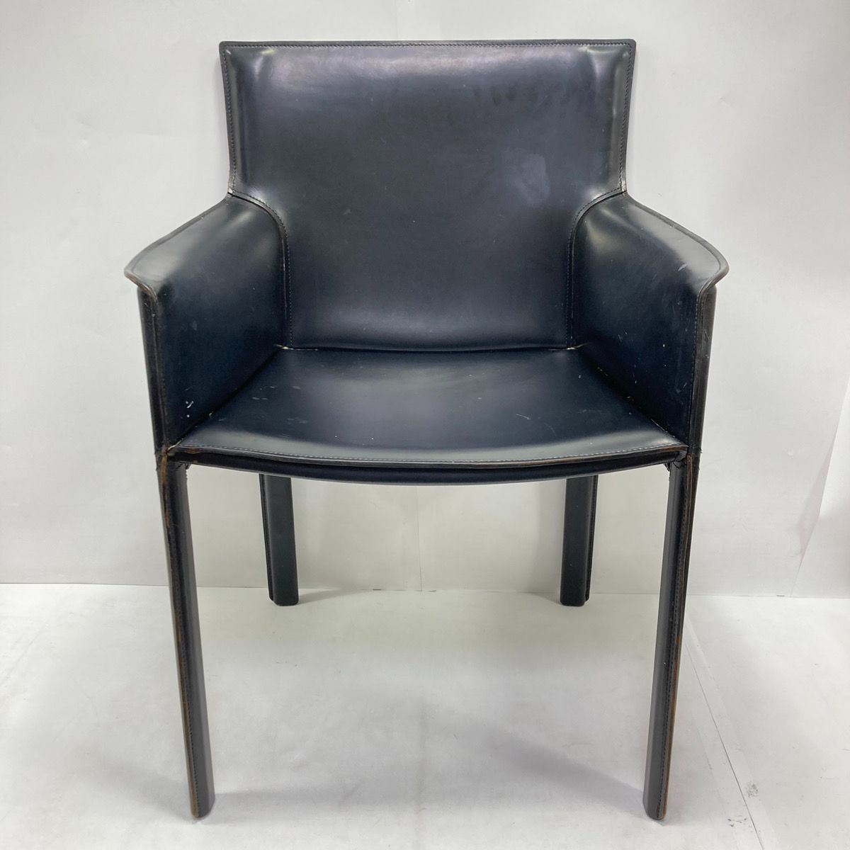 Enrico Pellizzoni エンリコペリッツォーニ レザー チェア 肘置き