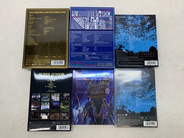 SUPERJUNIOR SUPERSHOW他 DVD blu-rayまとめ売り super junior super show DVD Blu-ray まとめ売り【E2697-008】036