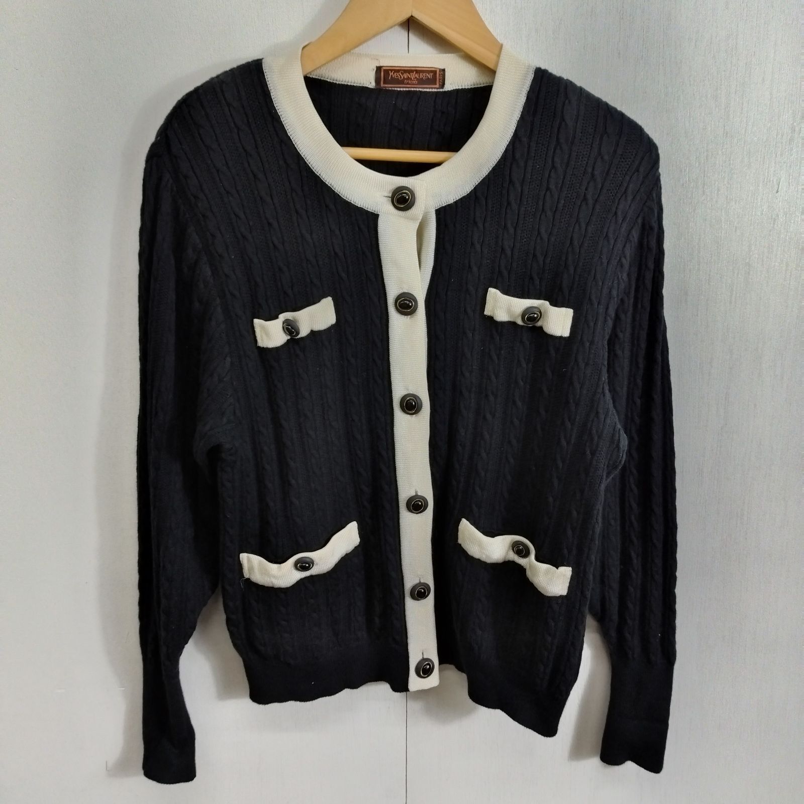 YVES SAINT LAURENT toricots イヴ・サンローラン ニット ジャケット