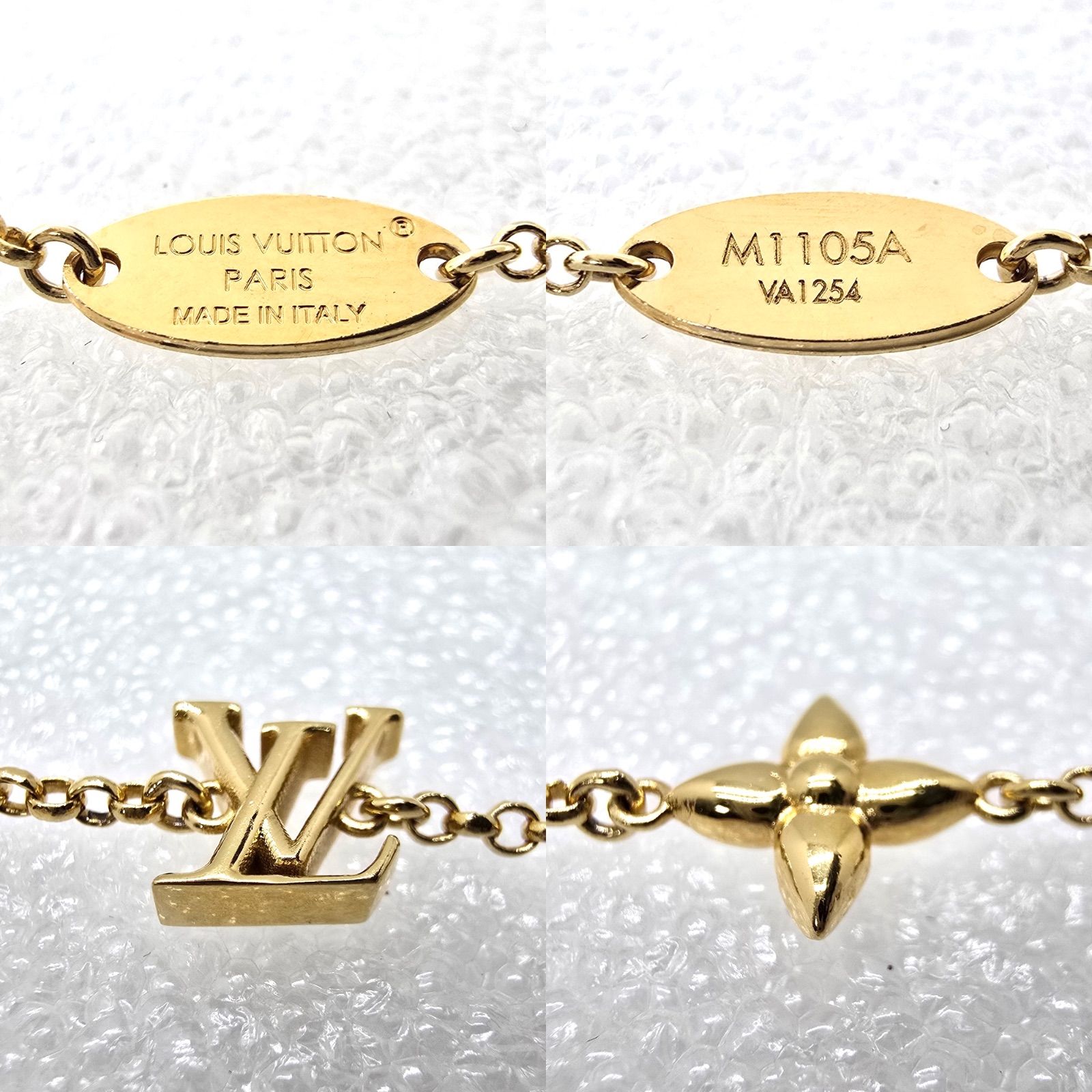 LOUIS VUITTON ルイヴィトン M1105A ブレスレット・LV ハート 全長23.8 