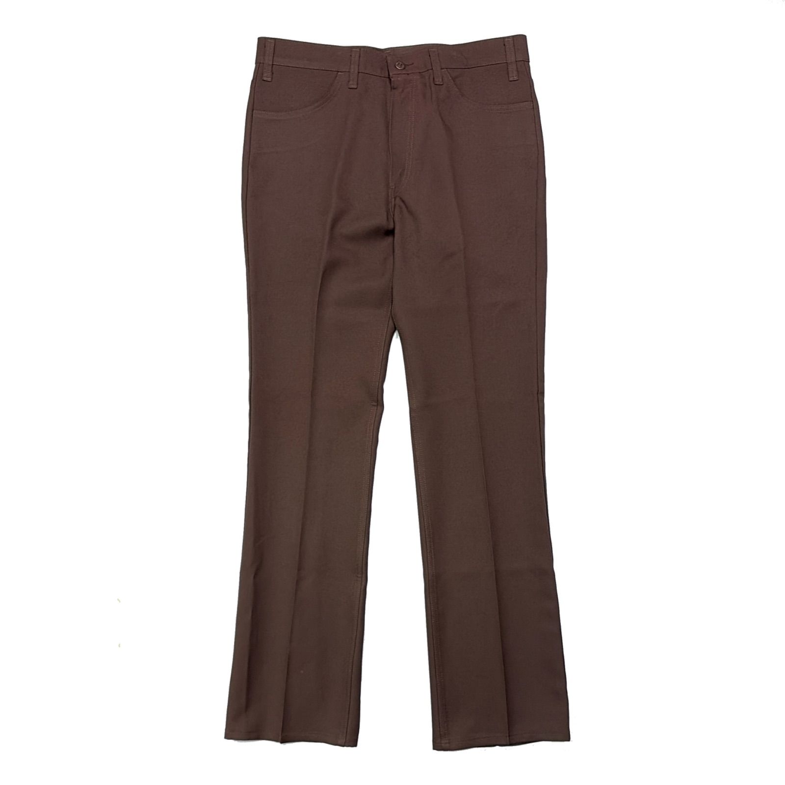 デッドストック 80s LEVIS リーバイス 517 スタプレ パンツ 茶 W36