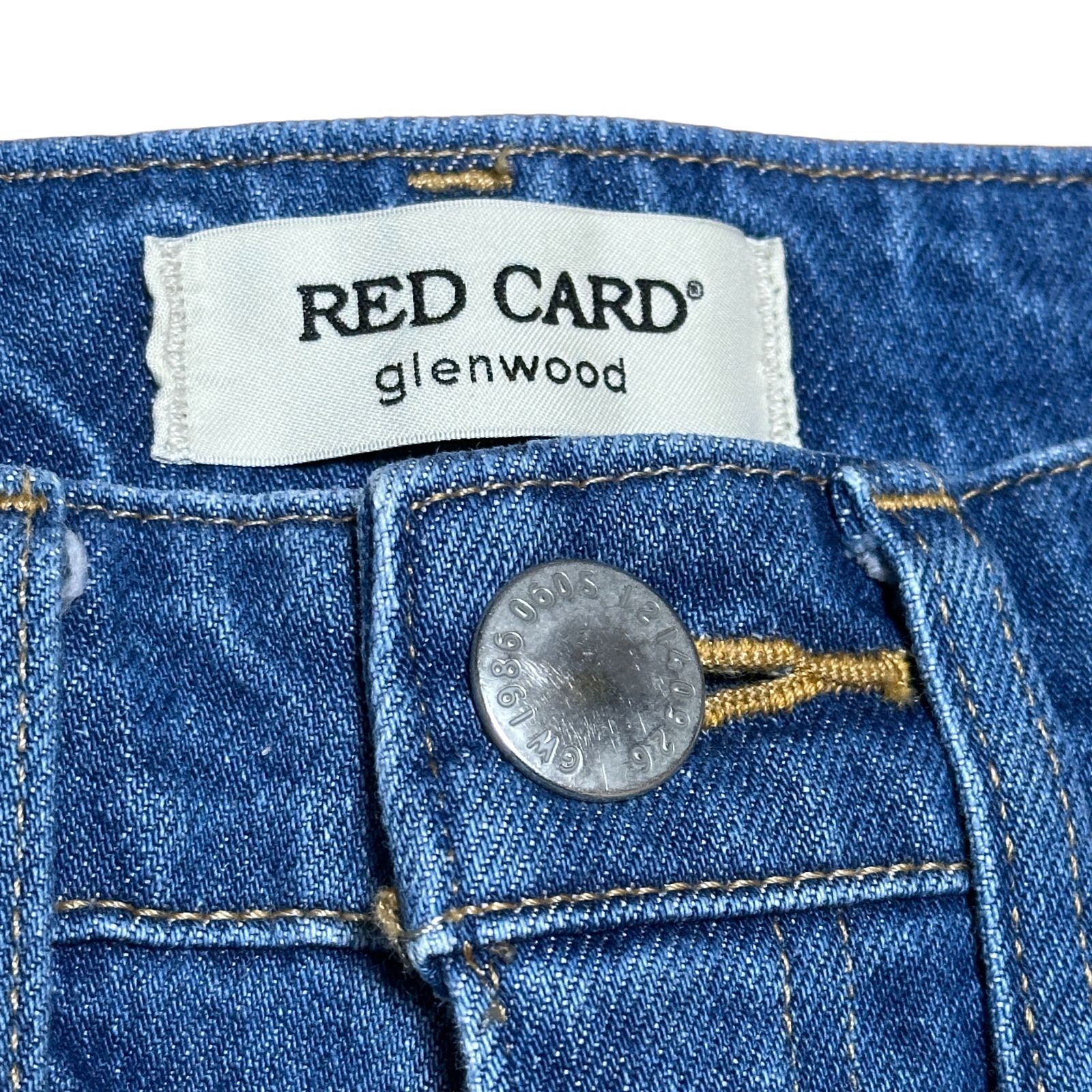 RED CARD x glenwood 長谷川潤コラボ JH75001 スキニーデニム ブルー