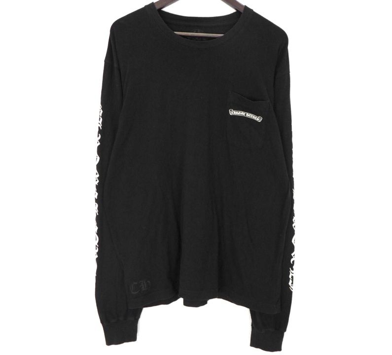 クロムハーツ クロムハーツ CHROME HEARTS 【 CH SCROLL LABEL FUCKYOU L S TEE