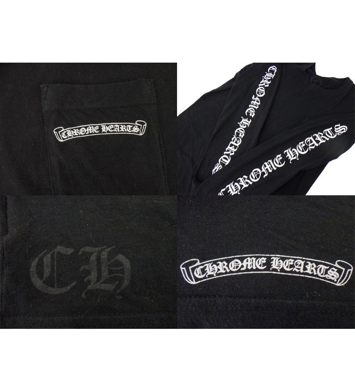 クロムハーツ CHROME HEARTS 【 CH SCROLL LABEL FUCKYOU L S TEE
