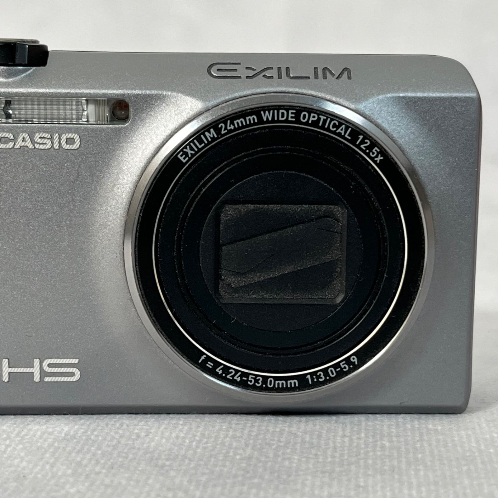 管2602-196】CASIO カシオ EXILIM EX-ZR400 シルバー 約1610万画素