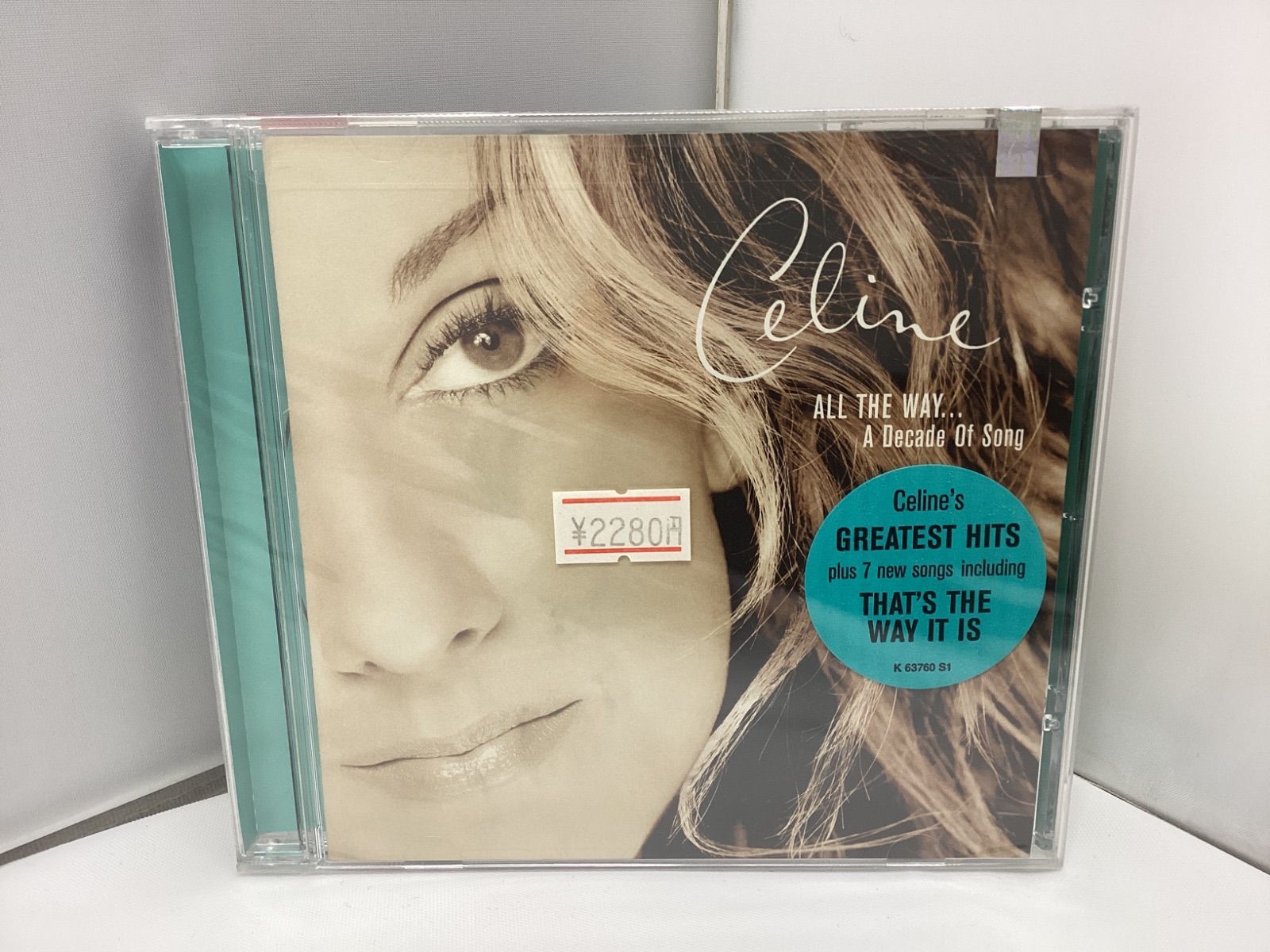 未開封品・帯なし】Celine Dion ALL THE WAY …ALL DECADE OF SONG CD