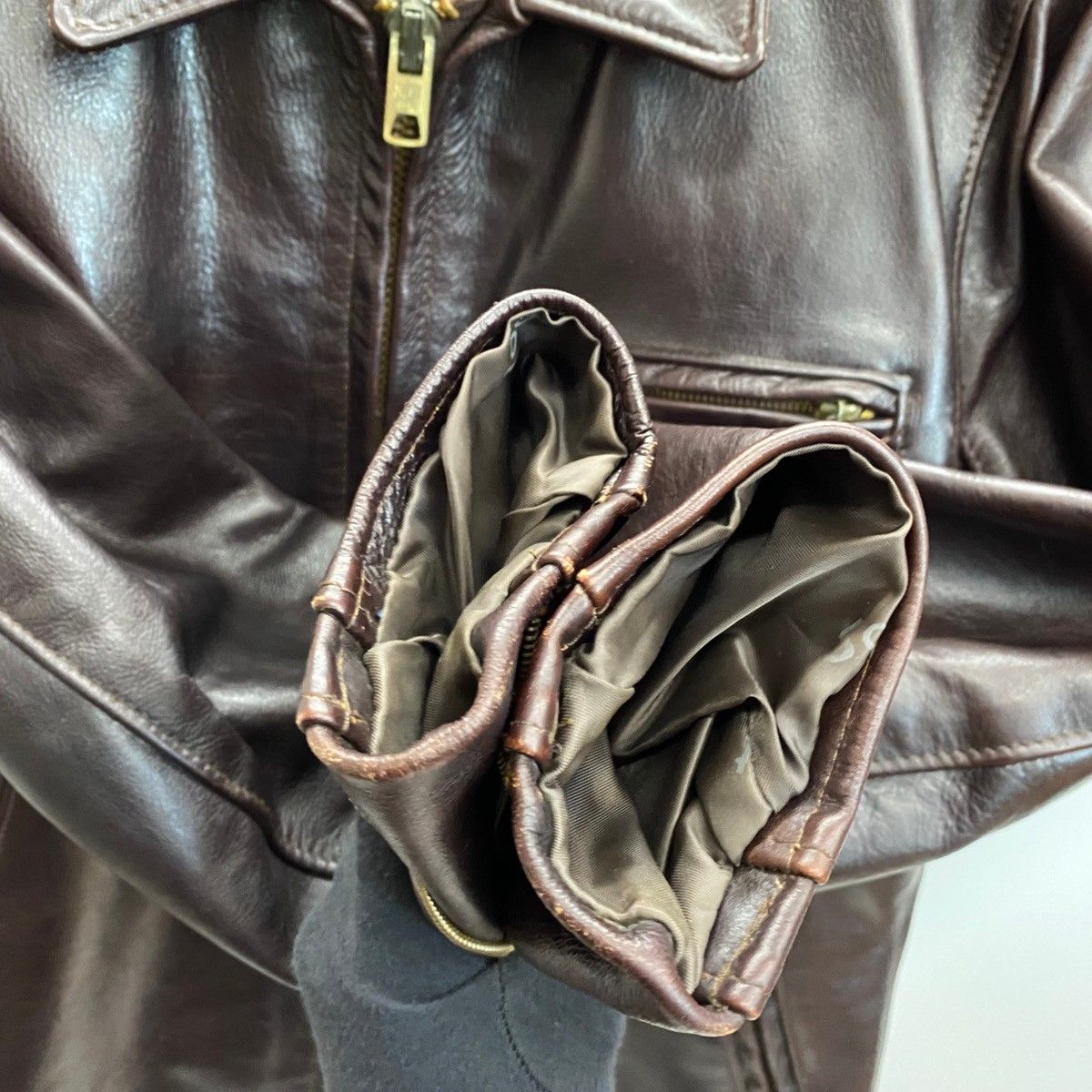 ショット SCHOTT USA製 シングルライダース ボアライナー付き 642VS 