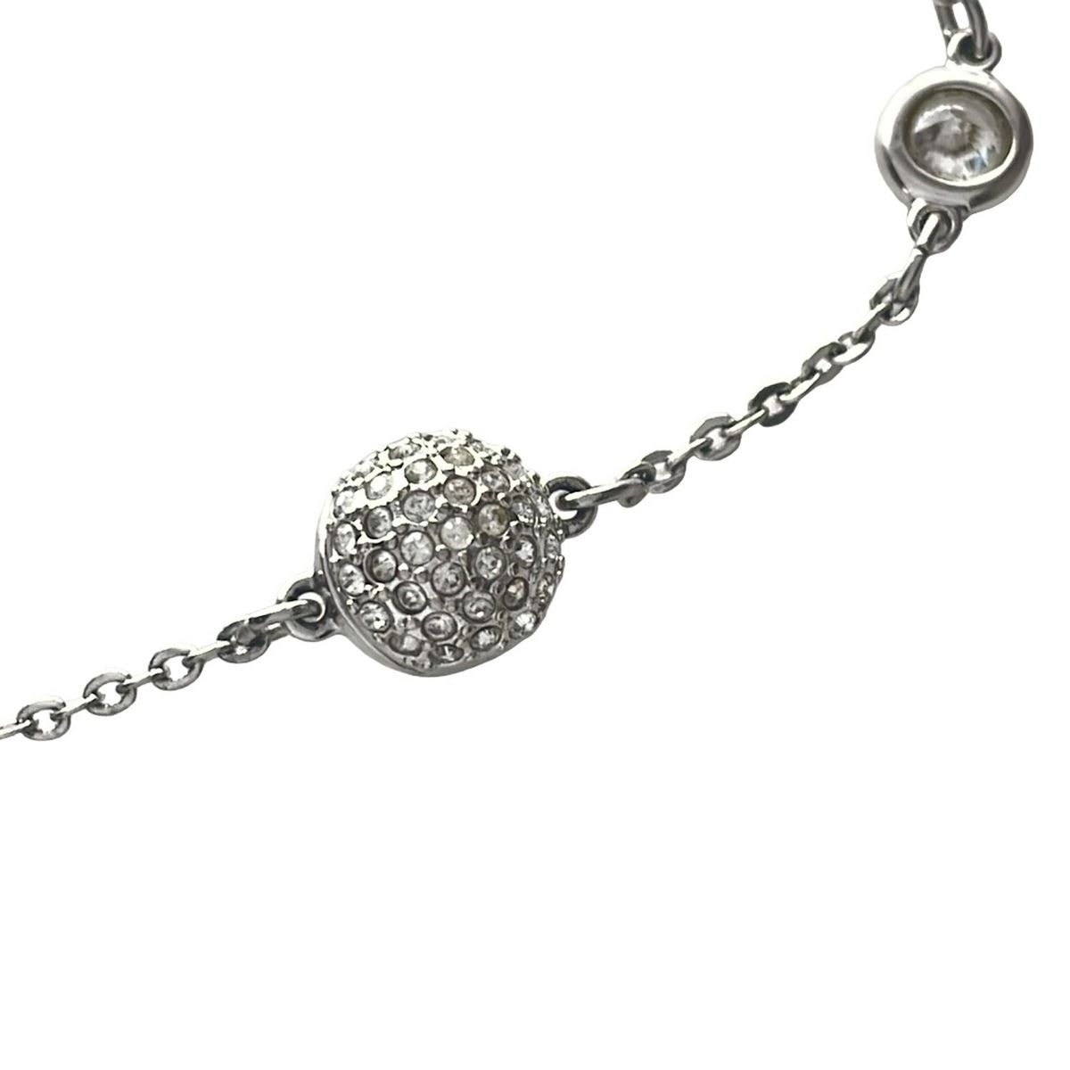 SWAROVSKI(スワロフスキー) ブレスレット美品 - シルバー×クリア