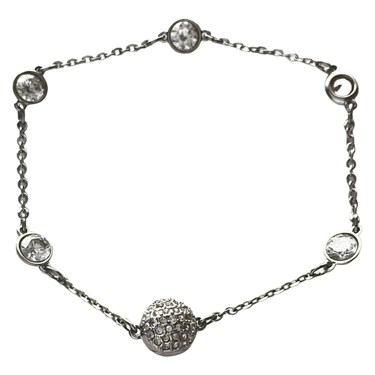 SWAROVSKI(スワロフスキー) ブレスレット美品 - シルバー×クリア
