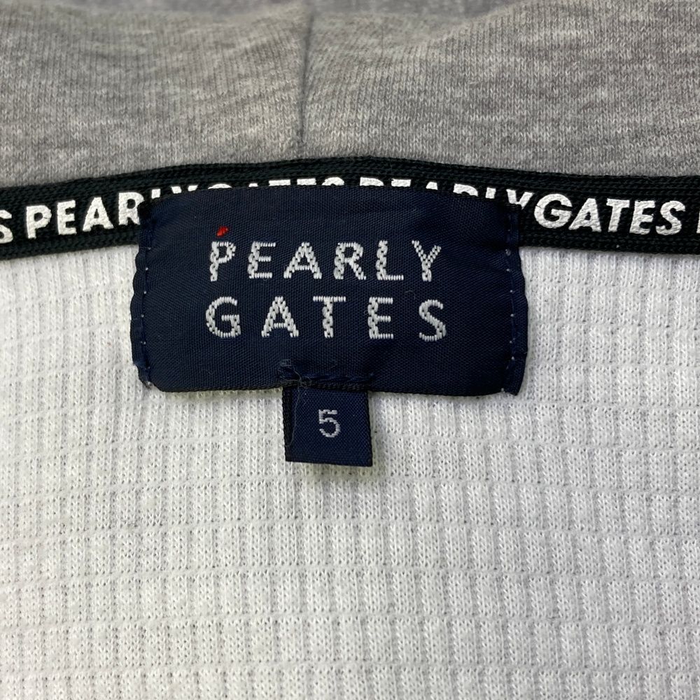 サイズ：5 PEARLY GATES パーリーゲイツ スウェットジップパーカー